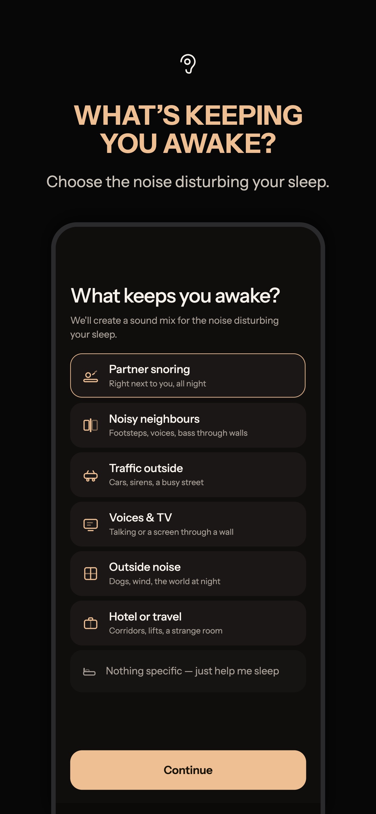 Screenshot 2 of Sleep Shield: Snore Masking
