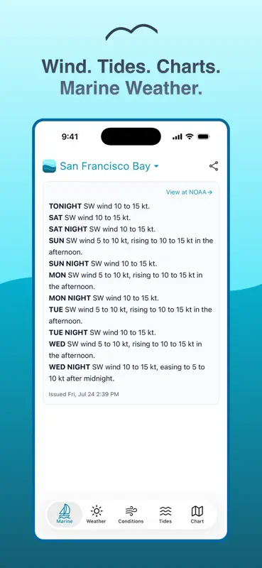 Wind & Tides: Marine Forecasts screenshot 1 of 6