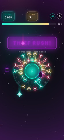 Glow Loop: Cosmic Defense Screenshot 1 of 10