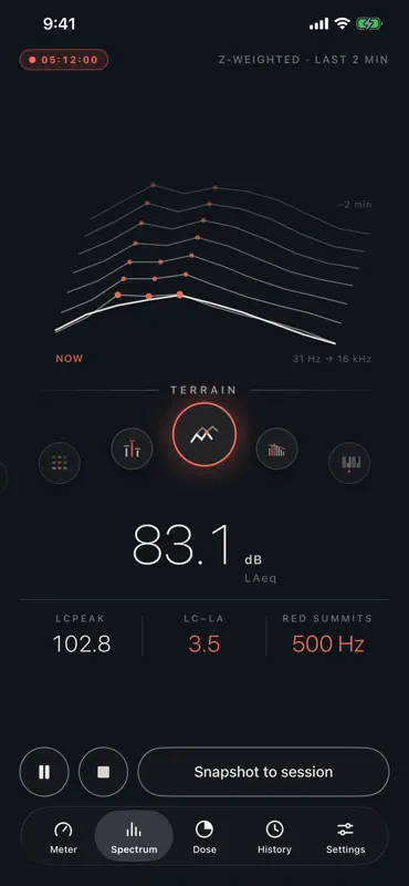 Sonomètre Sonolab: Decibel dB screenshot 2 of 9