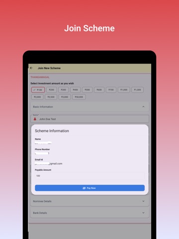 SS Jewellers Digi Gold iPad screenshot
