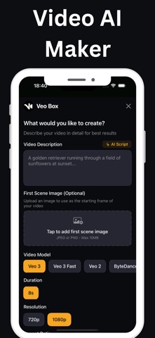 Ai Video Generator - Viveo iPhone screenshot