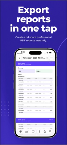 Work Hour Tracker - WorkLog Screenshot 3 of 3