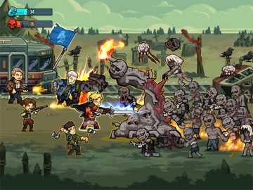 Zombie Warfare: The Death Path iPad screenshot