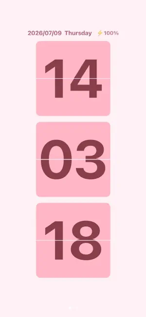 Focus Flip Clock: Aesthetic screenshot 2
