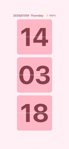 Focus Flip Clock: Aesthetic Screenshot 2 of 7