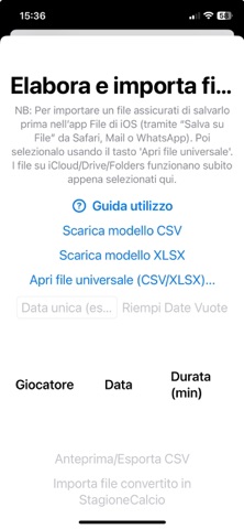StagioneCalcio screenshot