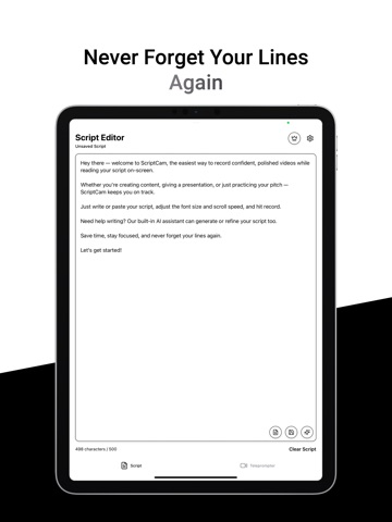 ScriptCam screenshot