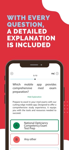 Optician NOCE Test Prep 2025 iPhone screenshot