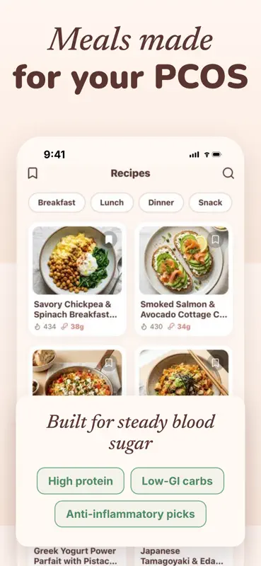 Peach: PCOS Coach & Tracker screenshot 3 of 7