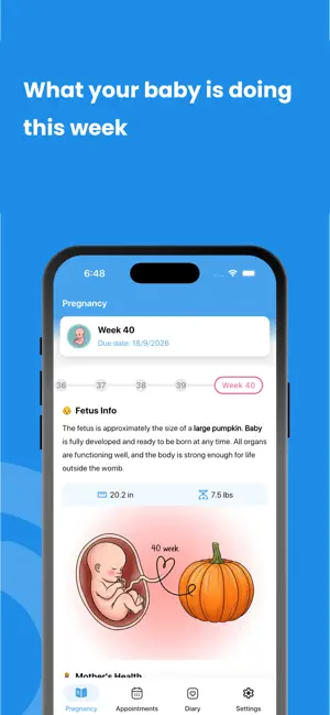 Hi Baby! – Pregnancy Tracker screenshot 3