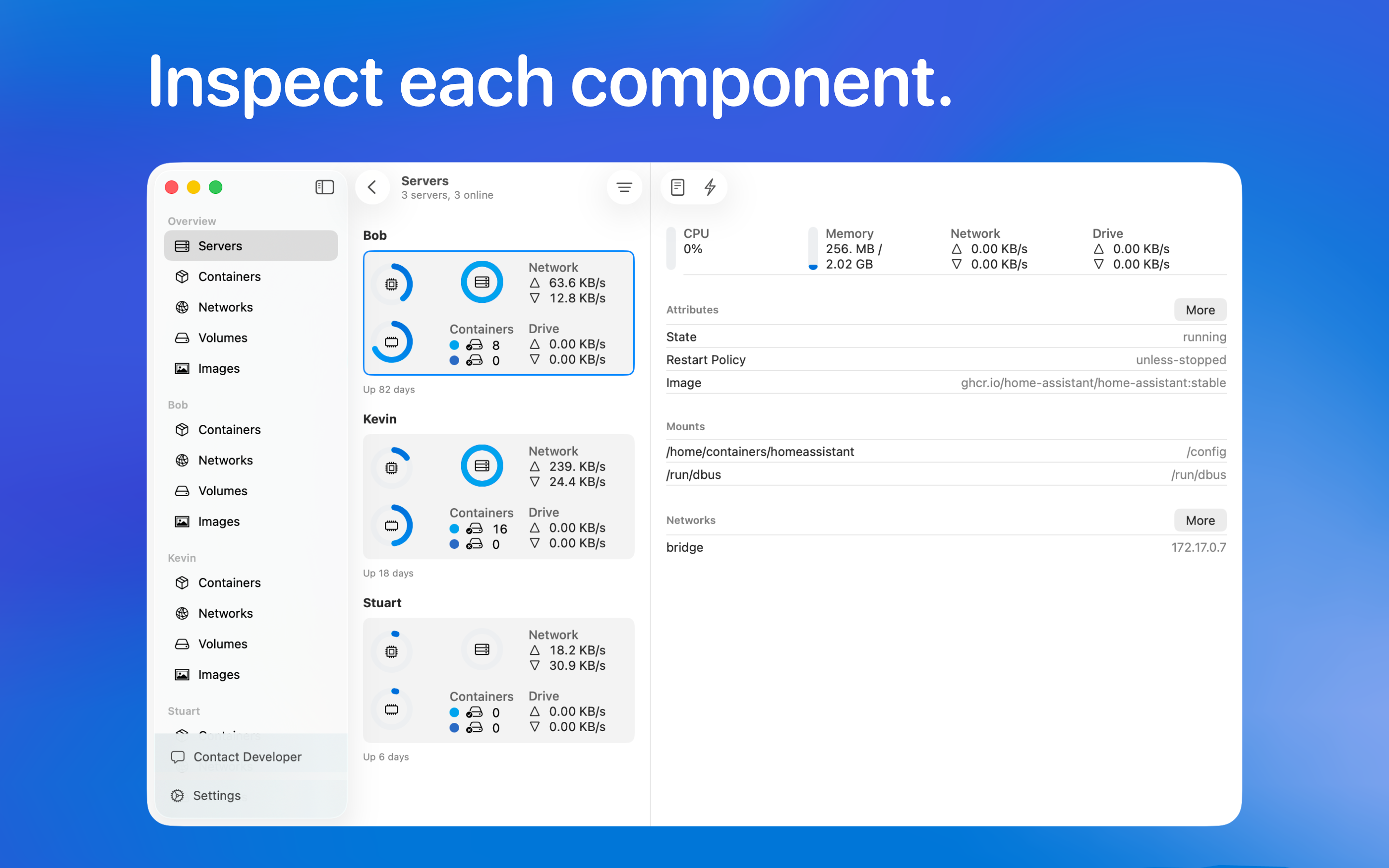 Docker Manager GUI - WhaleDeck