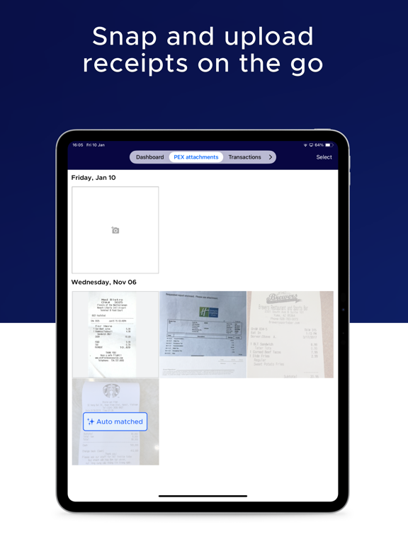 PEX: Simplify your spending iPad screenshot 5 - Business app