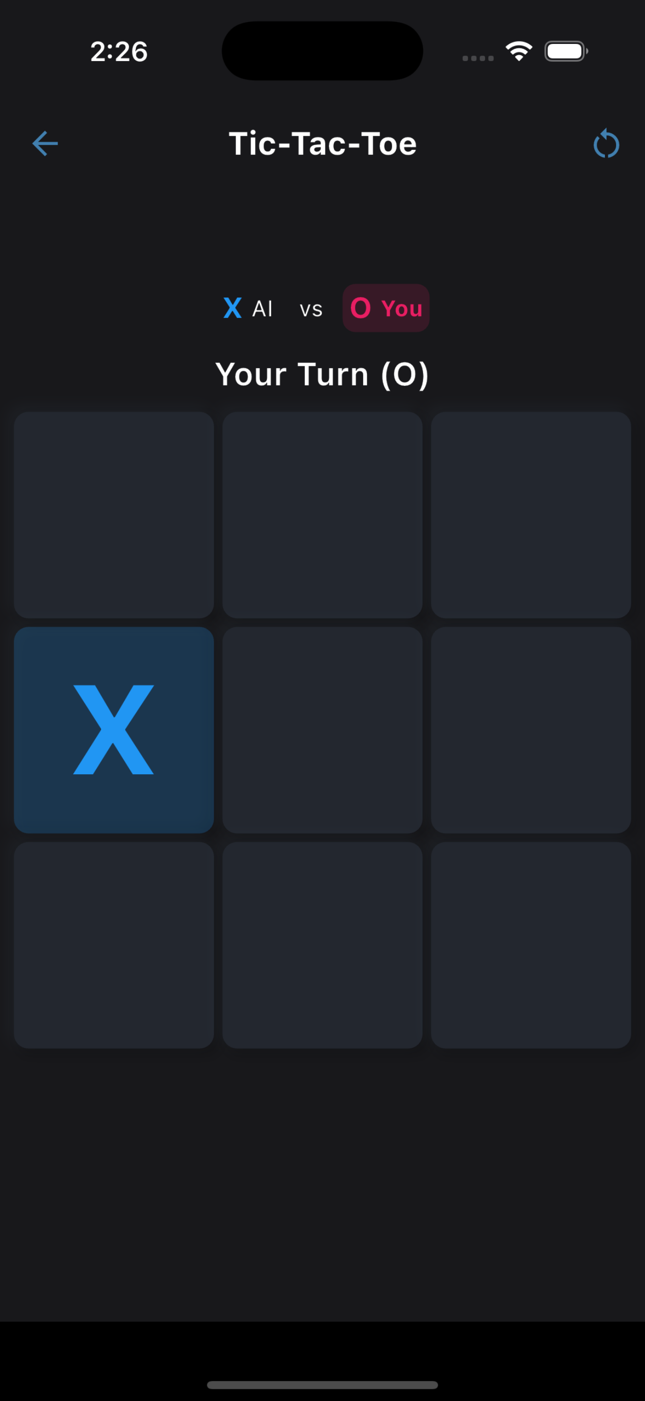 Tic Tac Toe : Minimal