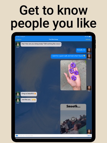 Chat & Make Friends - NoName iPad screenshot