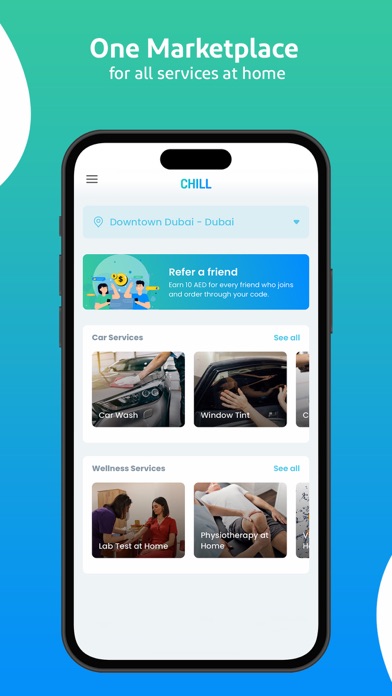 ChillApp | Auto Care, Anywhere Screenshot