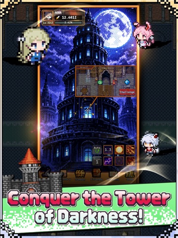 Legend of Witch : Idle RPG iPad screenshot