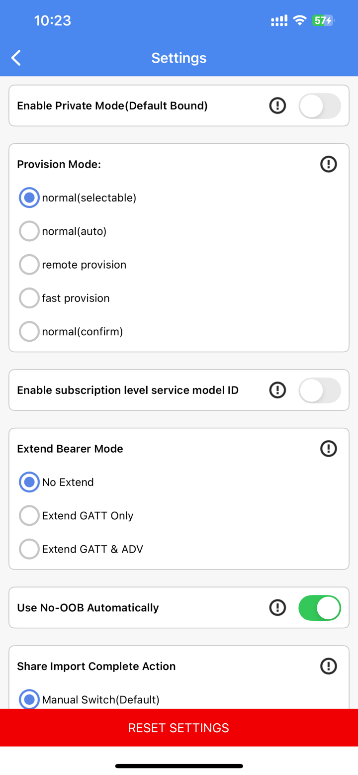 TelinkSigMesh screenshot 8
