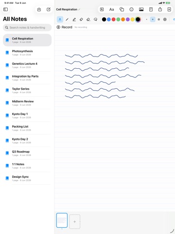 ScribblePad: Notes & PDF iPad screenshot