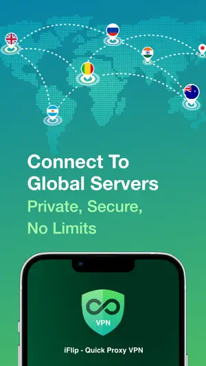 iFlip: Free & Fast VPN Proxy screenshot 2