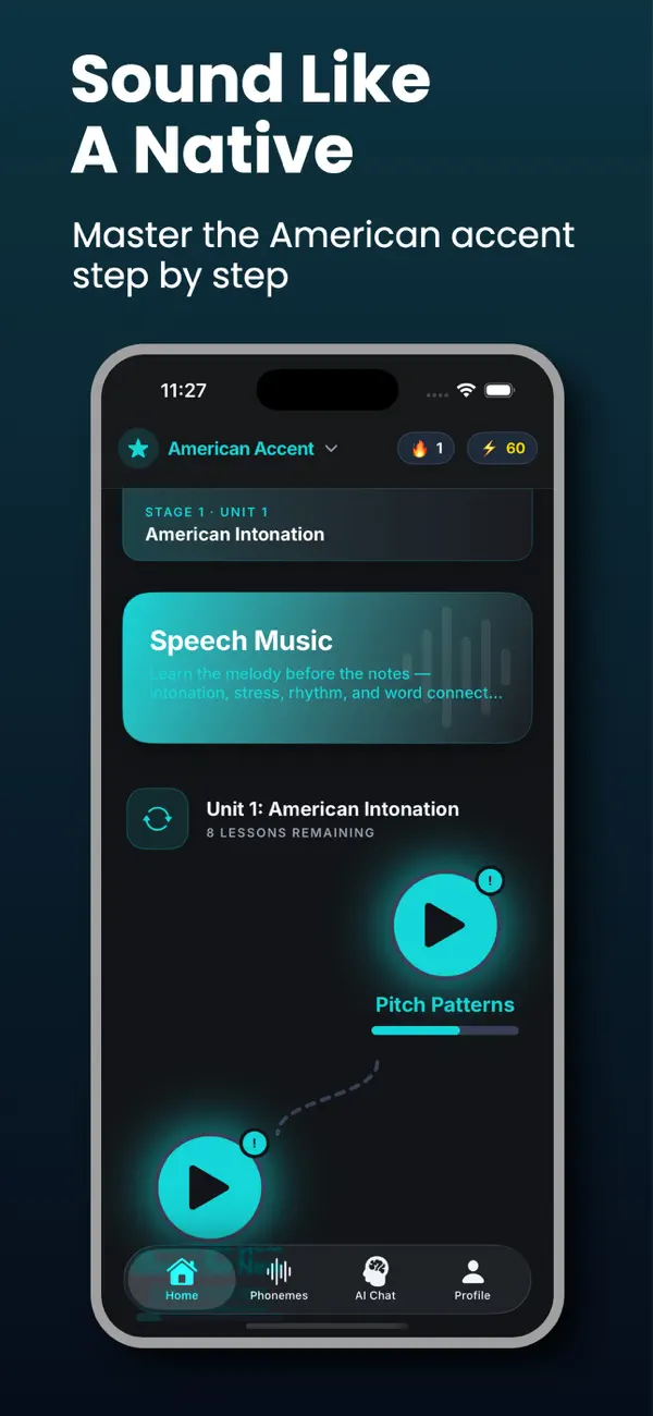 Screenshot #1 pour Accent Training