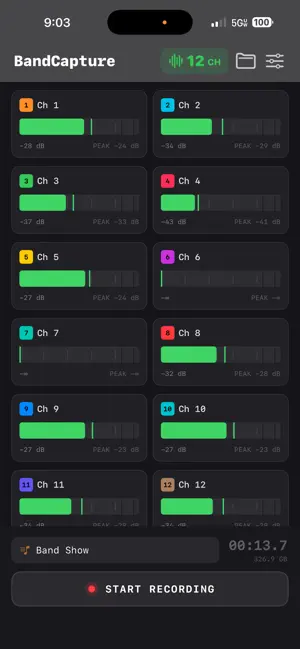 BandCapture screenshot 1