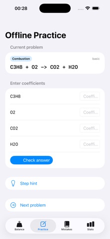 Chem Balance · Screenshots 3