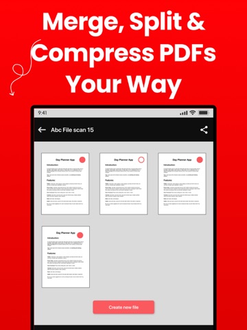 JPG to PDF Converter & Tools iPad screenshot