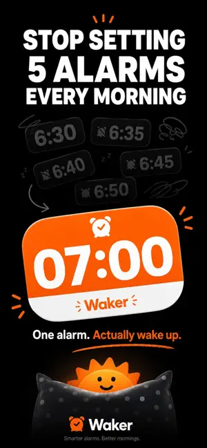 Waker - Loud Alarm Clock screenshot 1