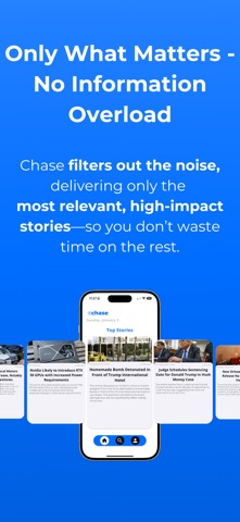 Chase - Summarised News iPhone screenshot
