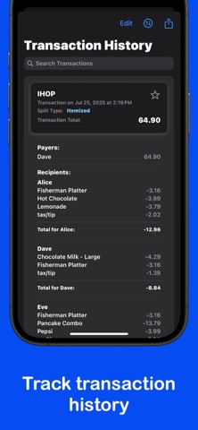 Tab Tally - Split Group Bills screenshot