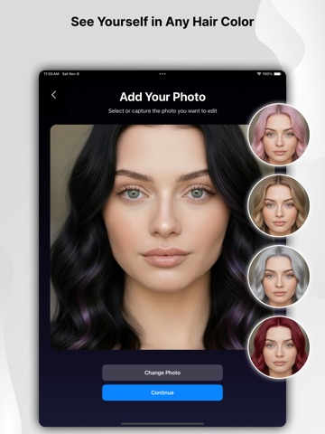 AI Photo Editor - Face Makeup iPad screenshot