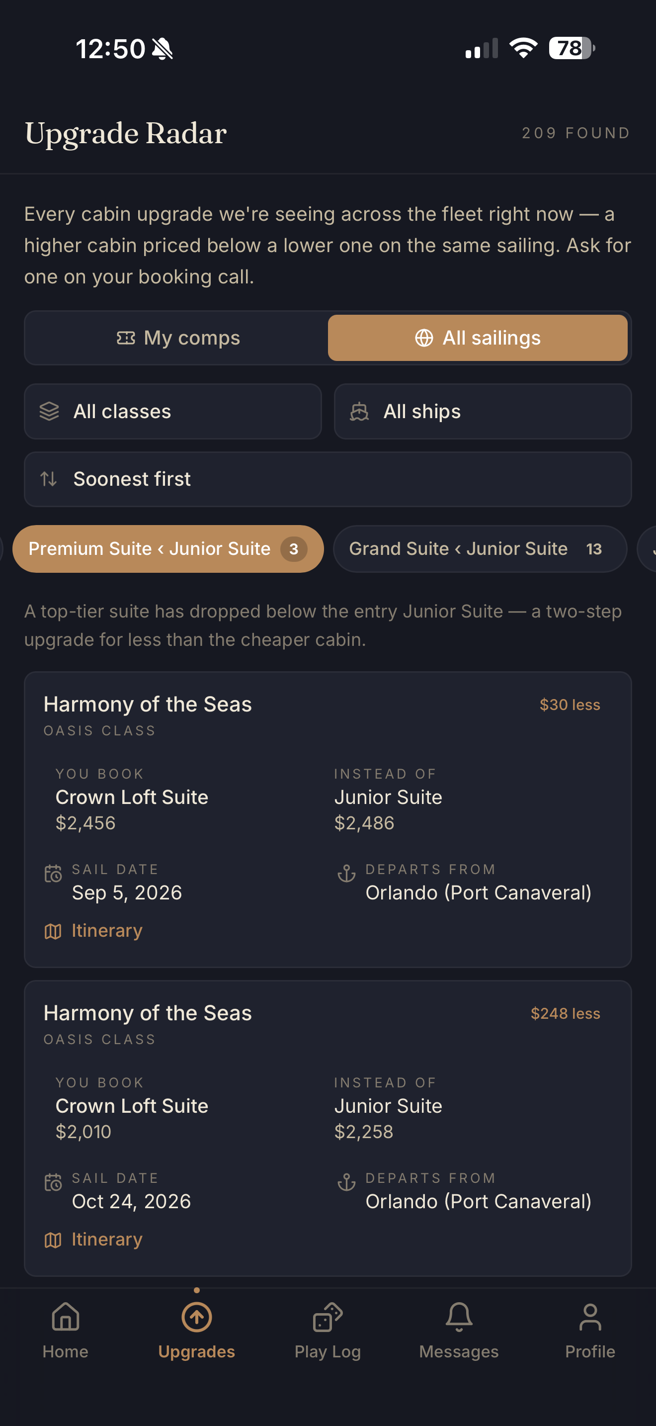 Apex Cruise Benefits Advisor screenshot 3