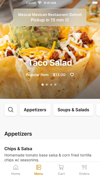 App screenshot