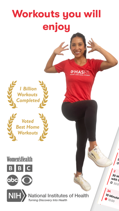 Screenshot #1 pour HASfit: Home Workout Programs