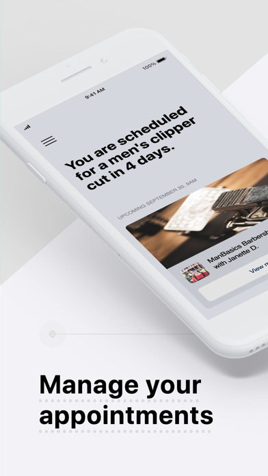 ManBasics Barbershop iPhone screenshot 2 - Lifestyle app