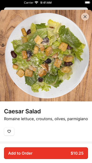 Tony's Italian Pizzeria iPhone screenshot 3 - Food & Drink app