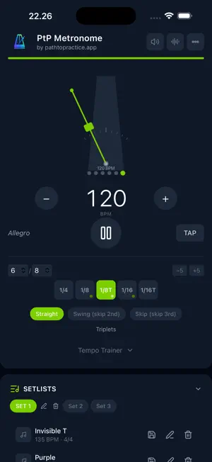 PtP Metronome screenshot 3
