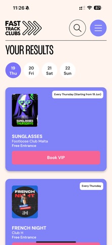 FastTrackClubs Screenshot 2 of 4
