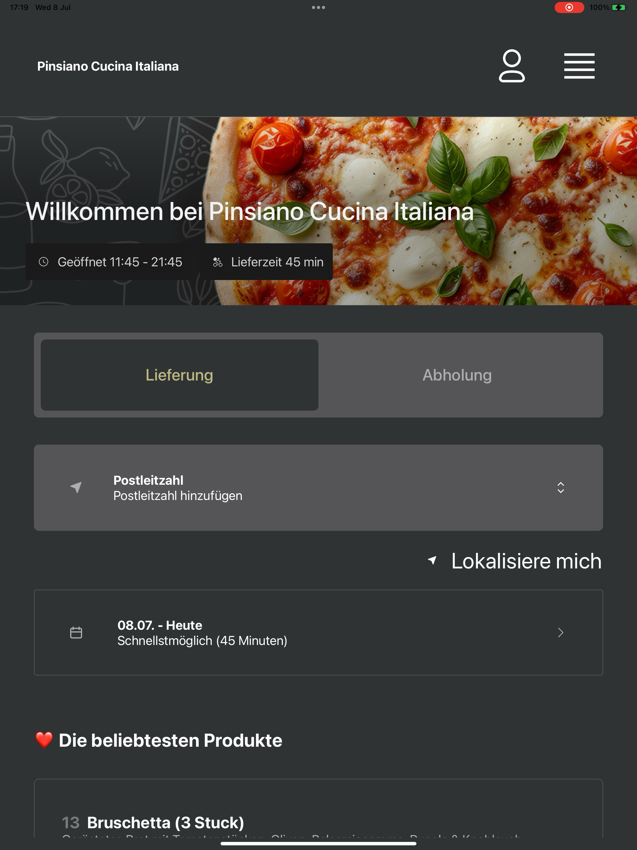 Pinsiano Cucina Italiana screenshot 9