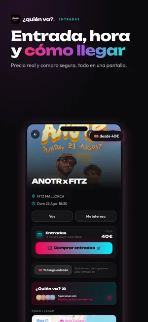 ¿Quién va? Fiestas cerca screenshot 2