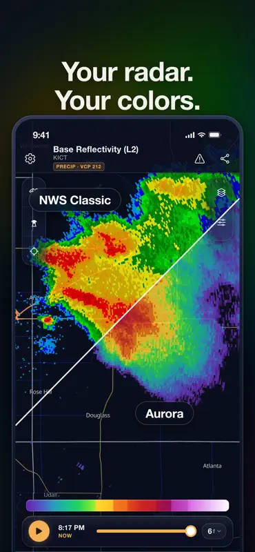 MesoRadar: Storm & Snow Radar screenshot 9 of 10