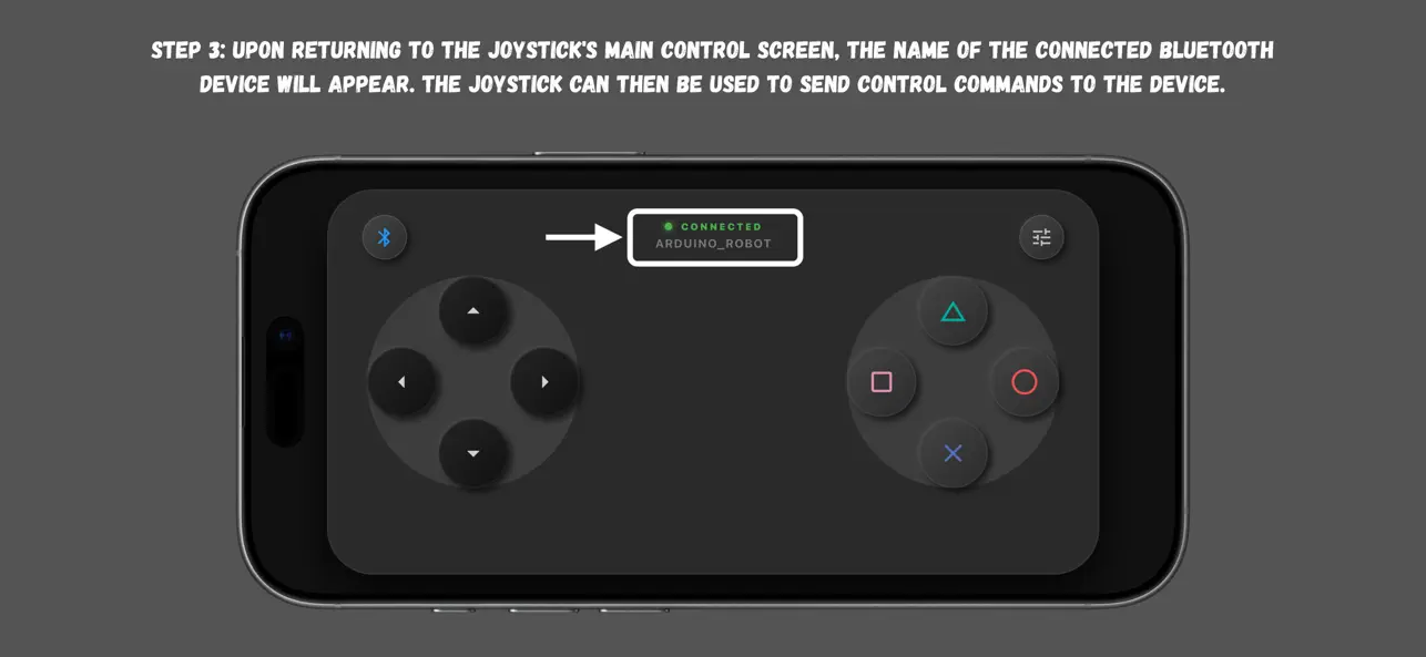 Screenshot #3 pour BLE Joystick