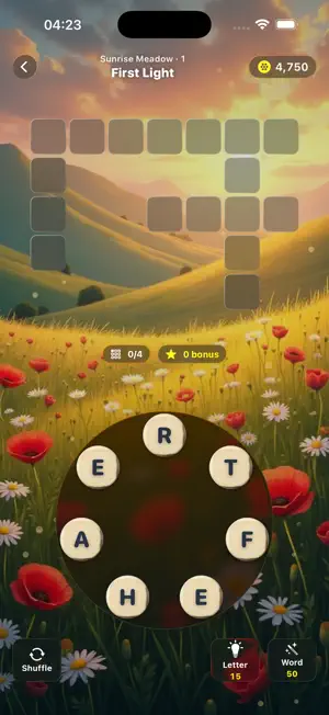 Theme Worlds: Calm Word Game screenshot 1