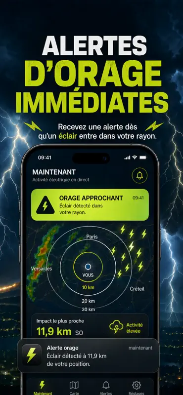 Lightning Tracker & Radar Map screenshot 2 of 4