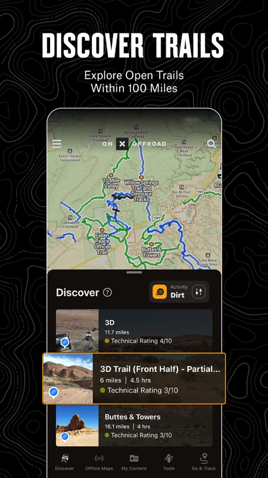 #1. onX Offroad: Trail Maps & GPS (iOS) Podle: onXmaps, Inc.