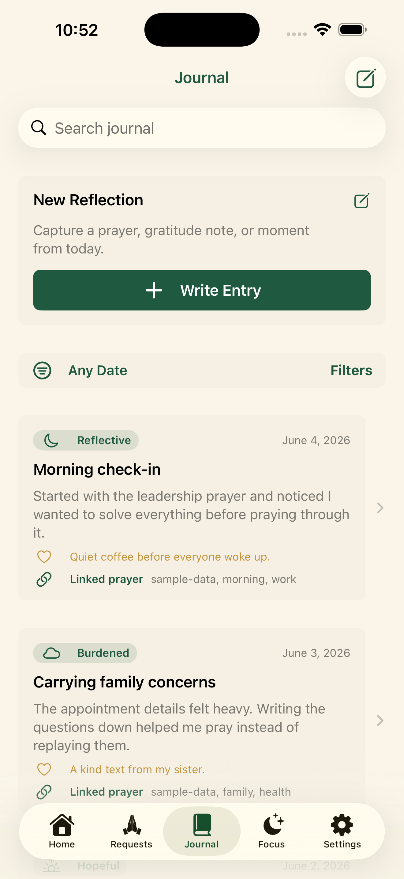 Prayer Warrior Journal screenshot 3