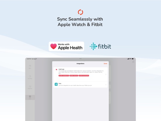 Calorieënteller Pro Tracker iPad app afbeelding 7