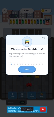 Bus Matrix: Parking Puzzle Screenshot 2 of 5