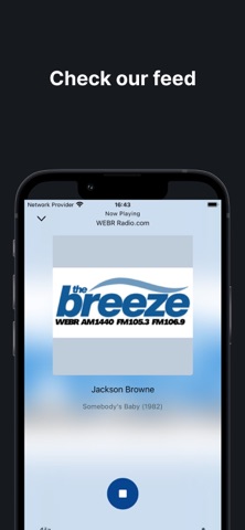 WEBR - The Breeze iPhone screenshot